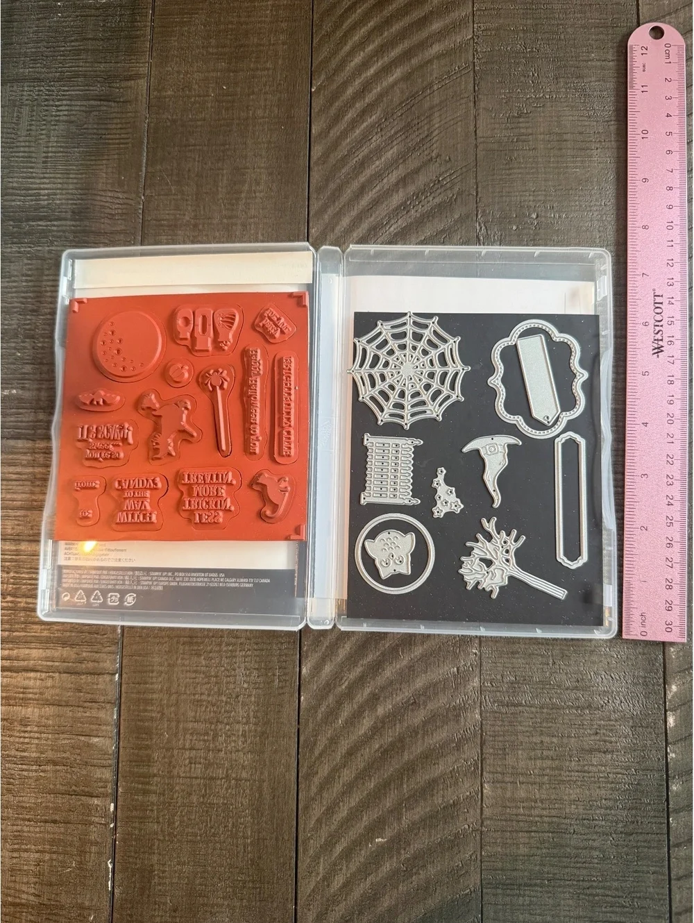 Stampin’ Up Frightfully Cut stamp set with die cuts